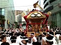 天王祭本祭の神輿振り