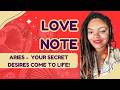 Aries ~ A Firey Love Connection Sparks Your Deep Desires: Your Weekly Love Note Oracle Reading