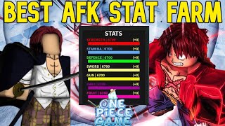 [AOPG] FASTEST WAY To AFK TRAIN AND MAX OUT ALL STATS In A One Piece Game!