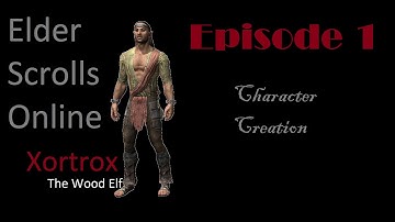 The Elder Scrolls Online Gameplay Walkthrough part one- [E1] Creating a character