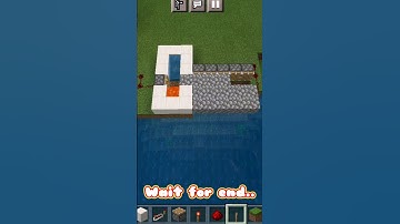 Minecraft Best Viral Tik Tok Hack Automatic Bridge Maker || #shorts #viral