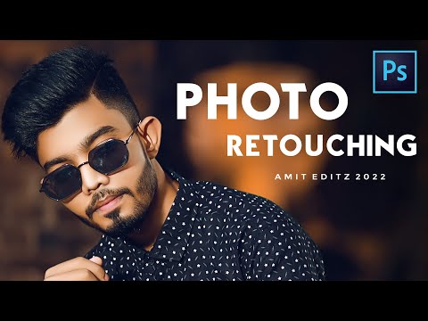 High-End Skin Retouching In Photoshop | Photoshop Photo Color Grading Tutorial 2022 - Amit editz  @AmitEditz77