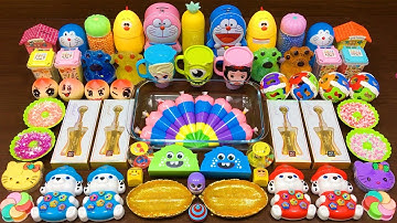 Mixing Random Things into Slime! Relaxing with Piping Bags Slimesmoothie Satisfying Slime Video #584