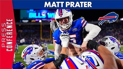 Matt Prater: "I’m Still On Cloud Nine" | Buffalo Bills
