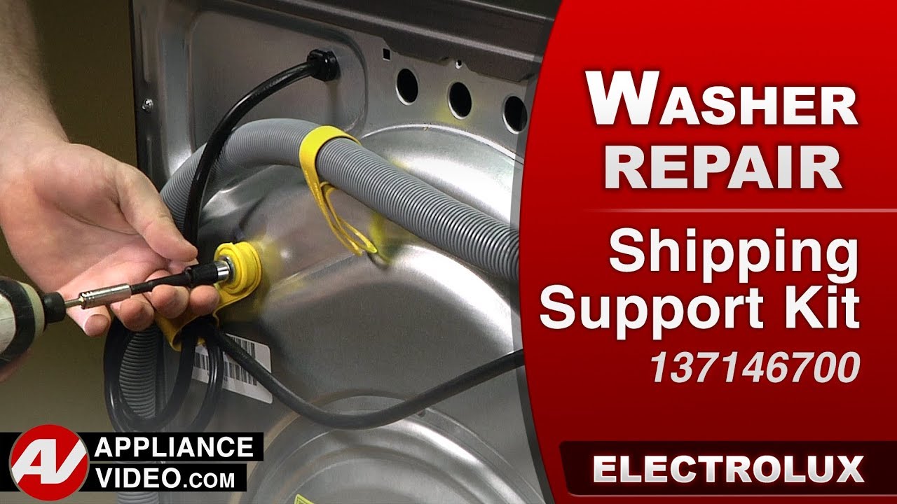 Electrolux Washer Thumping Grinding Noise Shipping Bolt Repair