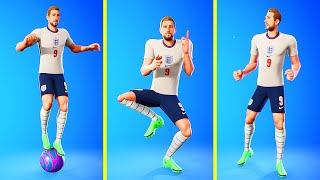 LEAKED “HARRY KANE” Skin New Dances & Emotes in Fortnite Season 7 (Sweet Victory)