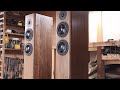Build your own wooden floor standing speaker  stepbystep speaker making process  wood products