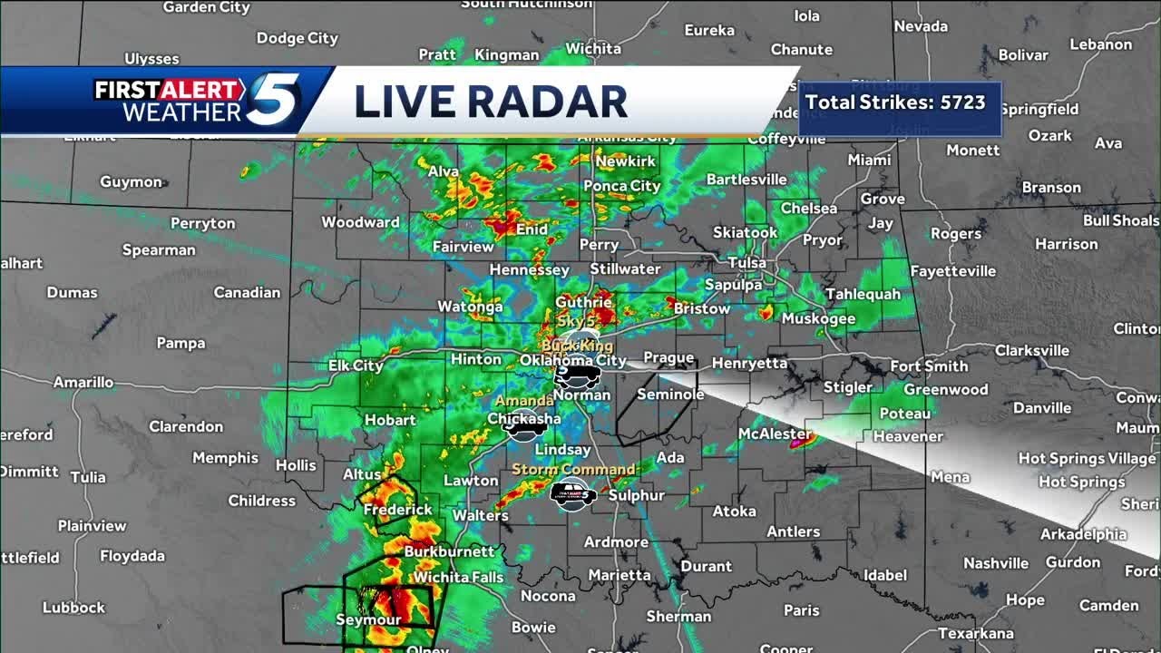 Tornado warning issued for far southwest Oklahoma - YouTube