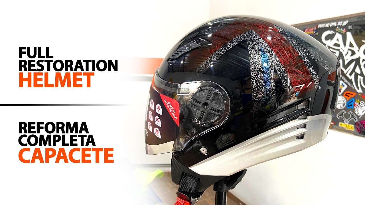 Personalização de Capacete Aberto FW3 - Full Restoration Helmet