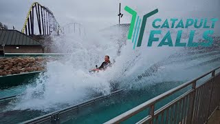 Catapult Falls Seaworld San Antonio 4K POV (On & Off Ride)