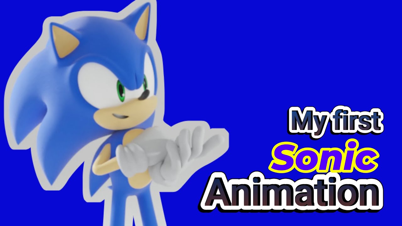 My first Sonic animation! - YouTube
