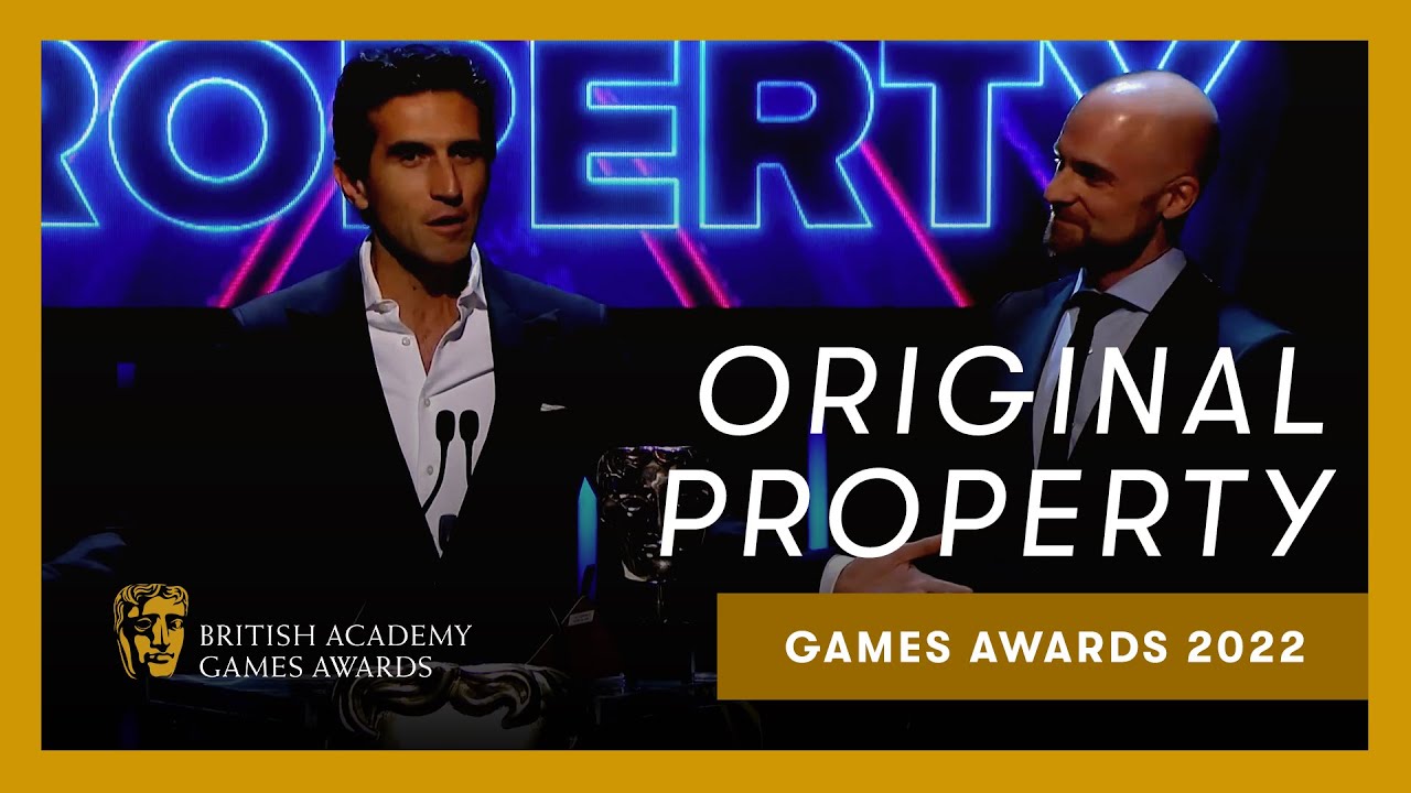 Josef Fares (Hazelight Studios) accepts the Game of the Year award for, It  Takes Two