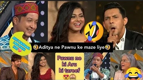 Arunita का Retro Glam Look देखकर आदित्य नारायन ने लिए Pawnu से मजे #Arudeep_Indian_Idol