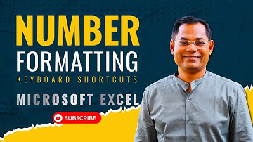Number Formatting Keyboard Shortcuts in Microsoft Excel