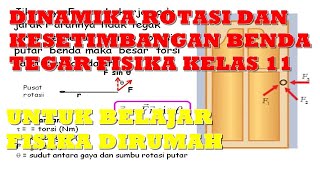 ROTATIONAL DYNAMICS AND EQUILIBRIUM OF RIGID BODY PART 1 PHYSICS CLASS XI ROTATIONAL DYNAMICS AND EQUILIBRIUM OF RIGID BODY PART 1 PHYSICS CLASS XI