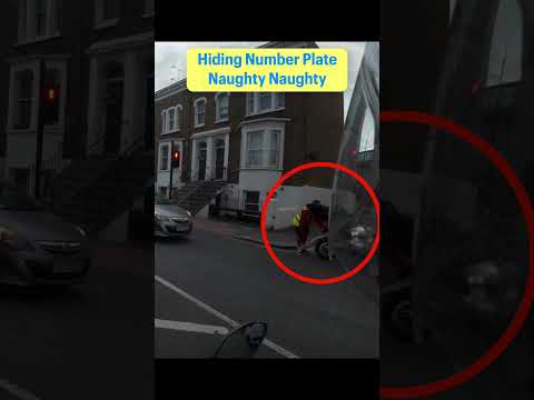 Hiding Number Plate - Naughty Naughty #gtlondonrider #yamahamt125 #djiosmoaction4 #shorts