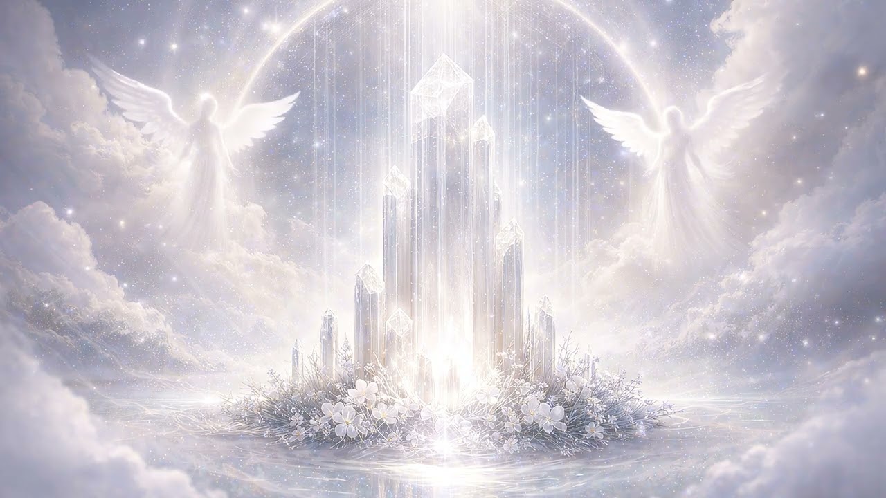 [963Hz] Angelic Voice & Warm Celestial Light | Deep Serenity