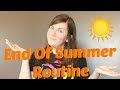 How to Get Back Into Routine After Summer