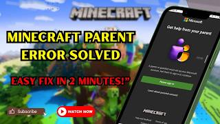 How To Fix Minecraft Parent Sign-In Problem (Easy Solution) 🛠️ screenshot 4