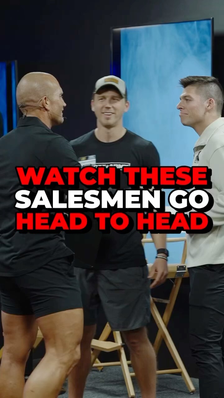 WATCH THESE SALESMEN GO HEAD TO HEAD