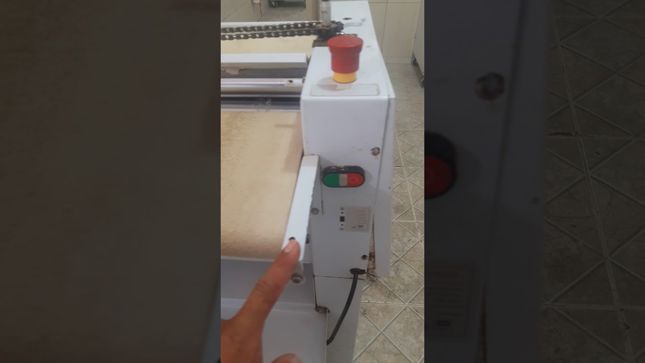 Como trocar lona da modeladora o início.