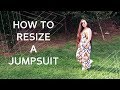 Tailor Swift E1: Resizing a Jumpsuit