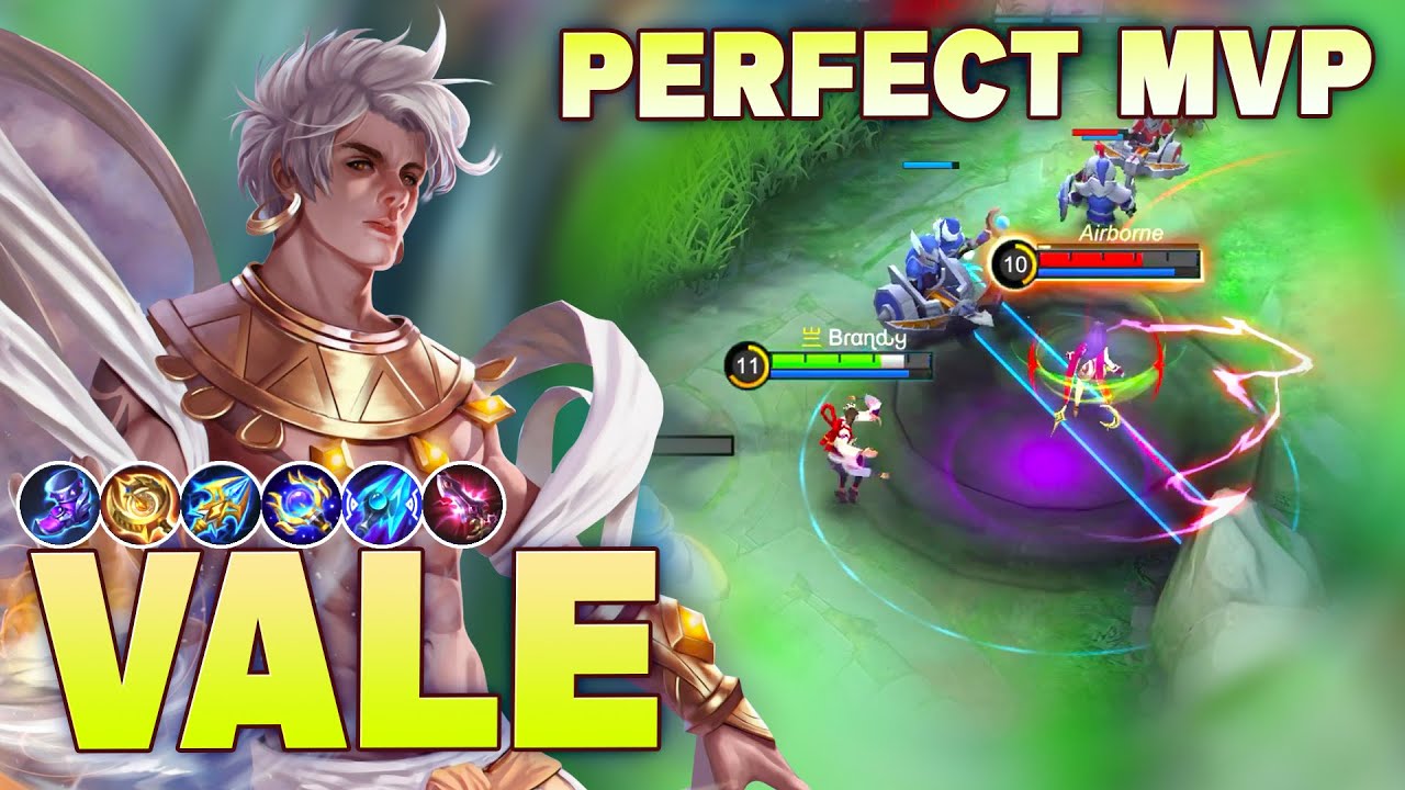 Vale Perfect MVP! Top Global Vale Gameplay by Brandy ~ Mobile Legends