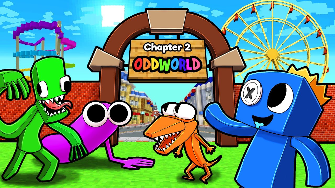 Friends chapter 2. Rainbow friends Chapter 2. Odd World Rainbow friends. Радужные друзья 2 глава odd World. Радужные друзья РОБЛОКС Oddworld.