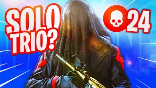 RUSHED RANDOM TRIOS 24 SOLO KILLS in WARZONE! (Modern Warfare Warzone)