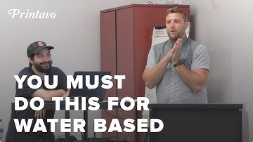 The Pinnacle of Water Based Printing | Matsui Water Based Screen Printing Class