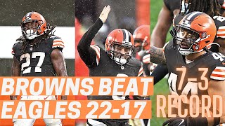 Postgame Reaction: Hear from the Cleveland Browns after today's 22-17 victory over the Eagles