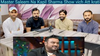 Reaction On the kapil sharma show Master Saleem,Richa Sharma,Daler Mehndi, ( Gama wala charkha )