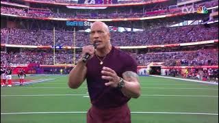 The Rock Sings FACE OFF at the Super Bowl