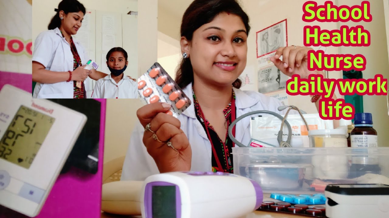 School Health Nurse ll working life at School🎒📚 ll