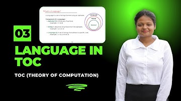 Language in Theory of Computation (TOC) - Alphabet, Strings, Finite & Infinite Languages
