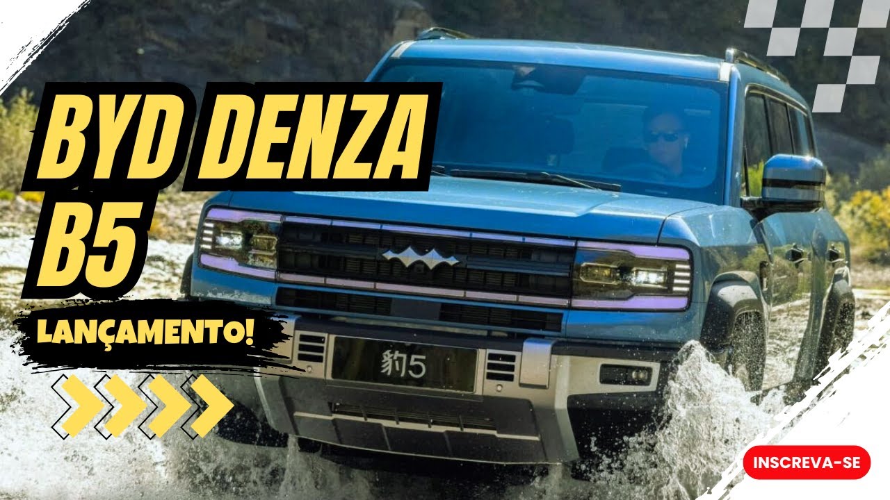 🔥 BYD Denza B5: O SUV QUE VAI MUDAR TUDO no mercado!