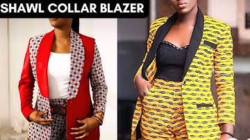 How to Cut and Sew a Shawl Collar Blazer/Jacket || Detailed