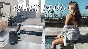 VLOG 15: trader joes haul, new vlogging lens+ new plant bbs