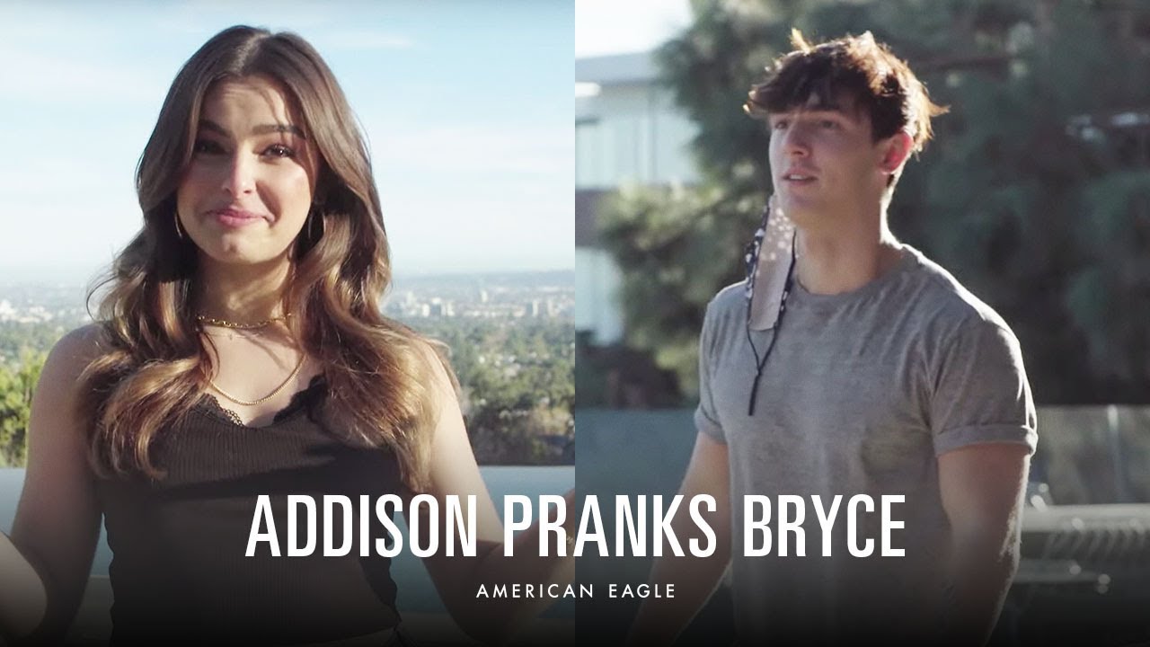 Secret Admirer #AEUnderwear Prank with Addison & Bryce | American Eagle