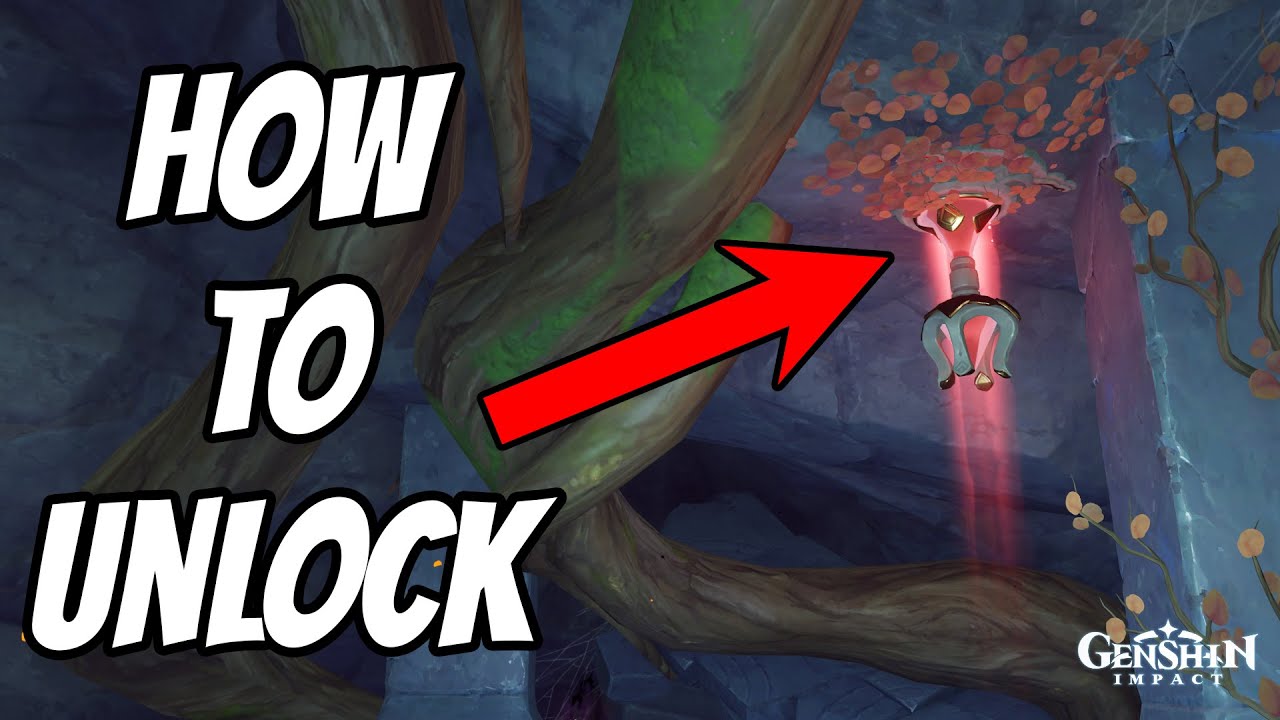 How to unlock the upside down Teleport Waypoint Genshin Impact YouTube