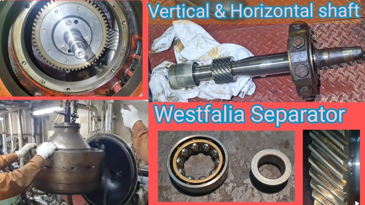 [COMPLETE] GEA Westfalia Purifier Vertical and horizontal shaft overhaul 