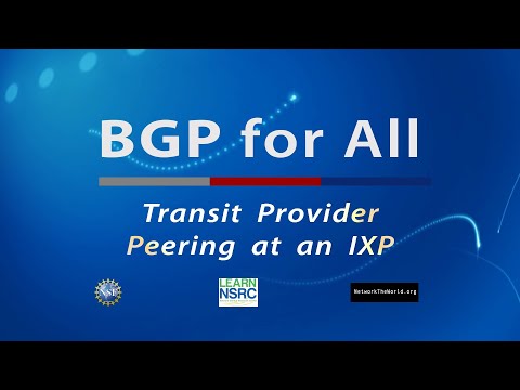 Transit Provider Peering at an IXP