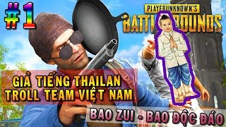 🔴PUBG Mobile: Giả tiếng THÁI LAN troll người lạ team Việt Nam cực lầy l Top 1 là dễ screenshot 2