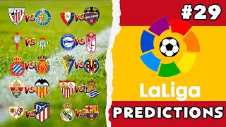2021/22 La Liga Predictions – Matchday 29