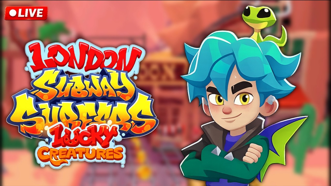 Subway Surfers live stream London Lucky Creatures #shortslive #gaming #subwaysurfers