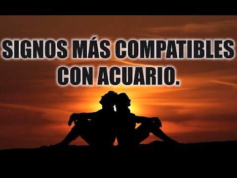 Video: ¿Quién es más compatible con Acuario?