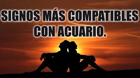 ¿Con quién es compatible románticamente Acuario?