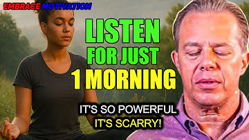 Dr. Joe Dispenza - IT WORKS SO FAST, IT’S SCARY | LISTEN TO THIS JUST 1 MORNING | Morning Meditation