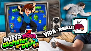 ¡JUGUE GEOMETRY DASH EN LA VIDA REAL CON UN PAD!