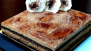 كاطو كلاصي بموس الشوكولاتة شكل جد راقي  بطريقة احترافية/جديد2021gâteau glacé au chocolat